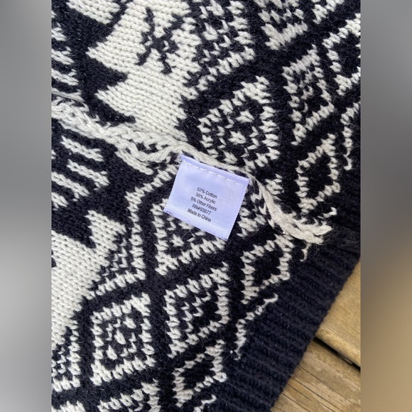 St John’s Bay Aztec print open cardigan Women’s S - Picture 7 of 8